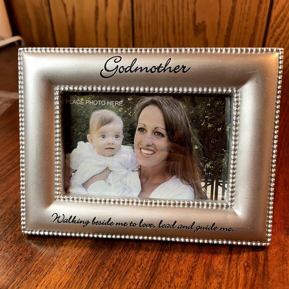 Godmother picture frame 6.5x4.5, opening 4.25x 3.3/4 "   Abbey Press - Picture 1 of 5